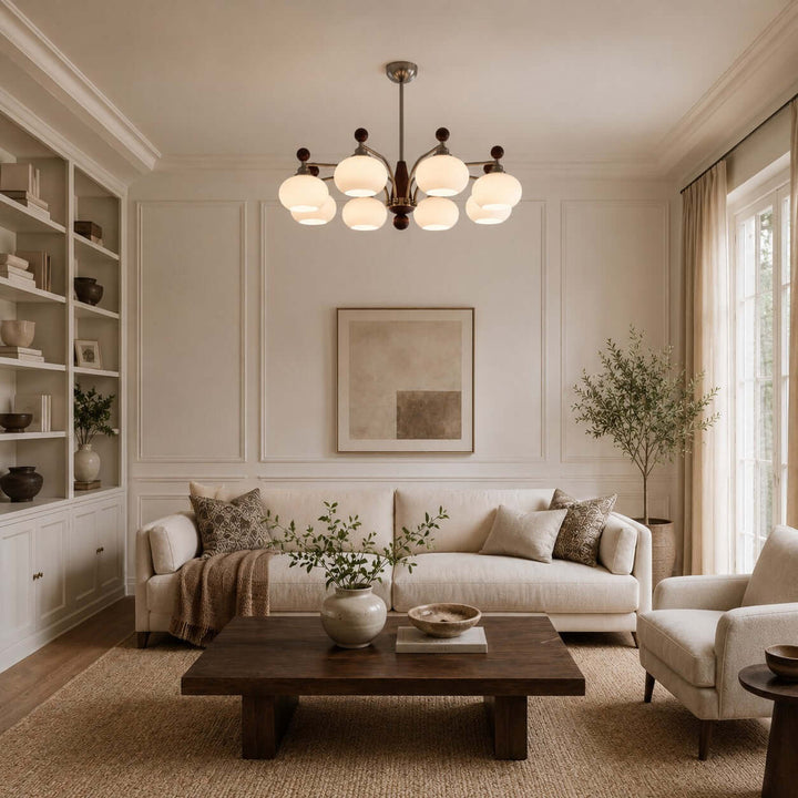 Marlowe Chandelier – Classic Mid-Century Dining Room Glass Chandelier | Vinlighting