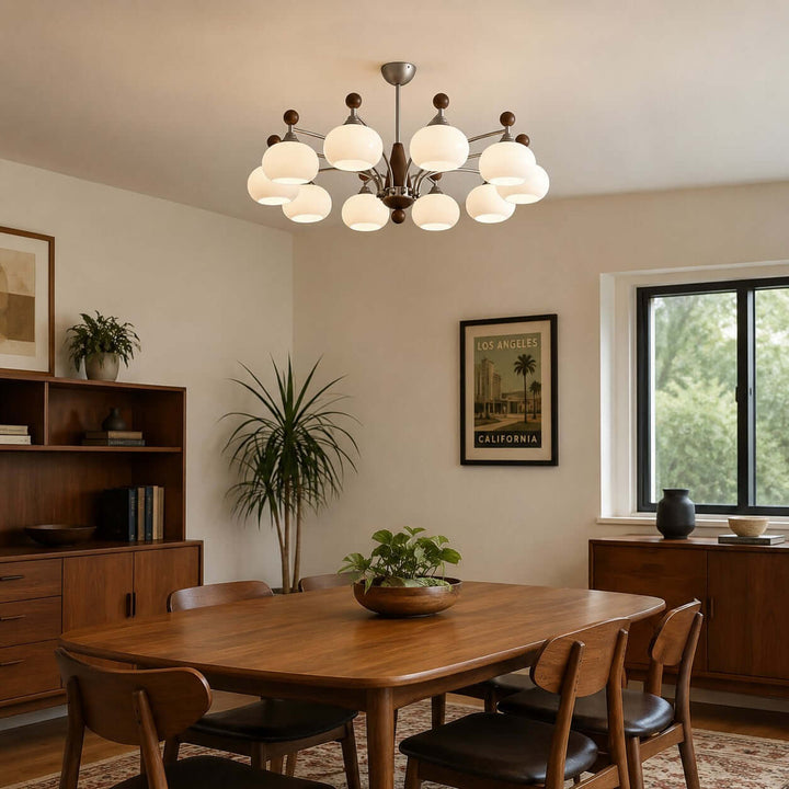 Marlowe Chandelier – Classic Mid-Century Dining Room Glass Chandelier | Vinlighting