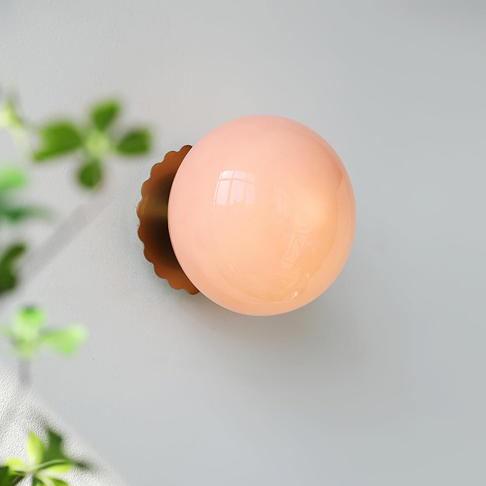 Marshmallow Glass Wall Sconce - Vintage Pink | Vinlighting | Vinlighting
