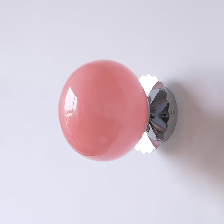 Marshmallow Glass Wall Sconce - Vintage Pink | Vinlighting | Vinlighting