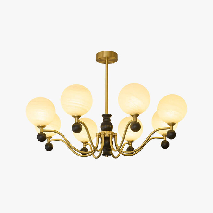 Marvello Chandelier - Vintage Glass Dining Room Chandelier Lamp | Vinlighting