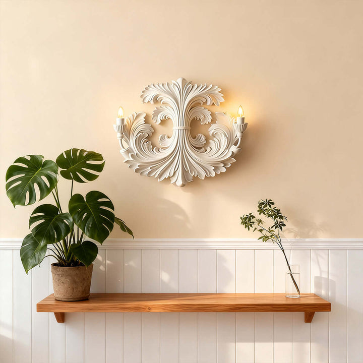 Mavora Wall Light – French Creative Resin Art Carving