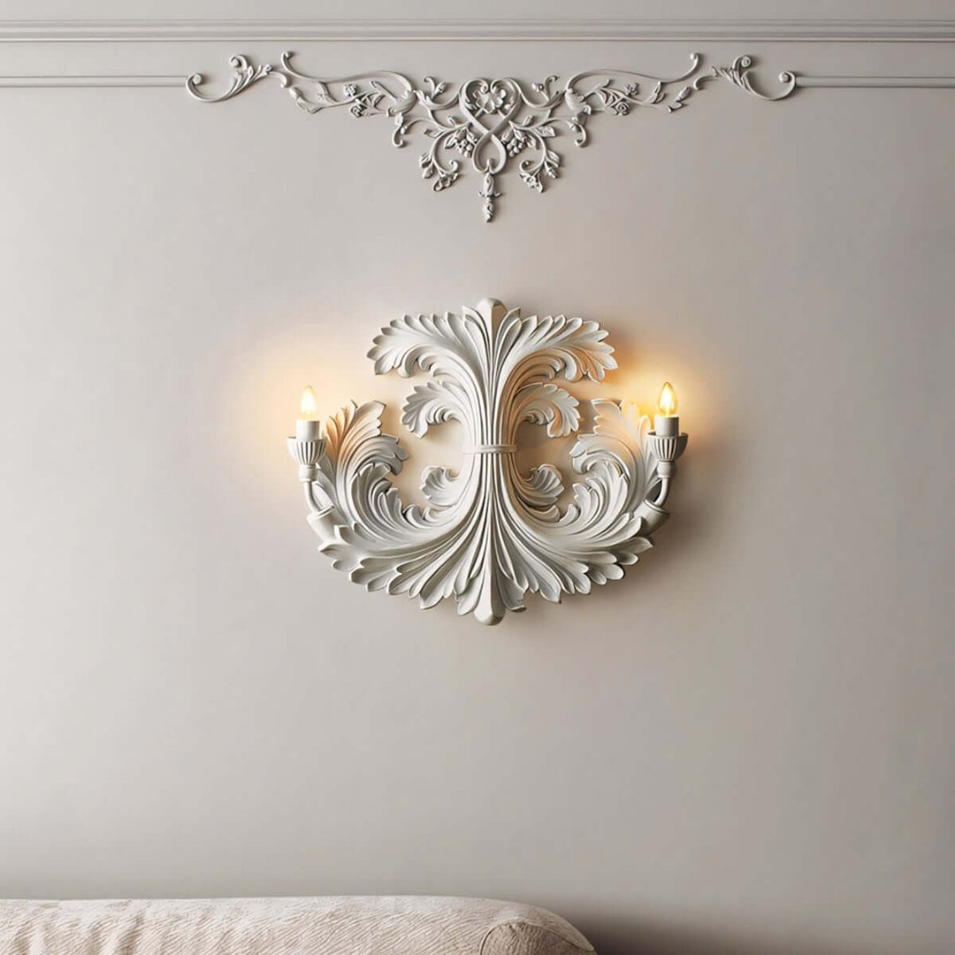 Mavora Wall Light – French Creative Resin Art Carving