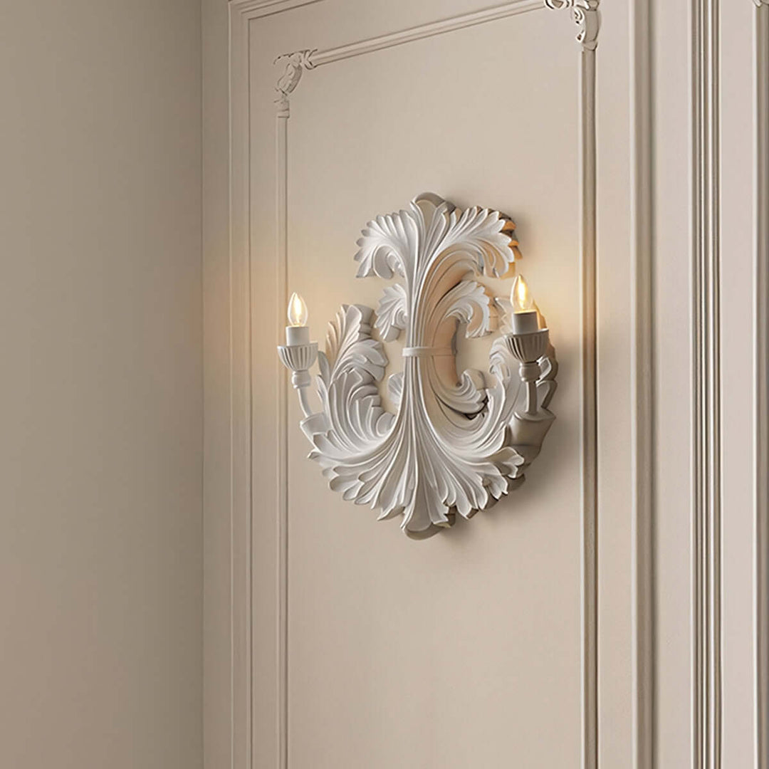 Mavora Wall Light – French Creative Resin Art Carving