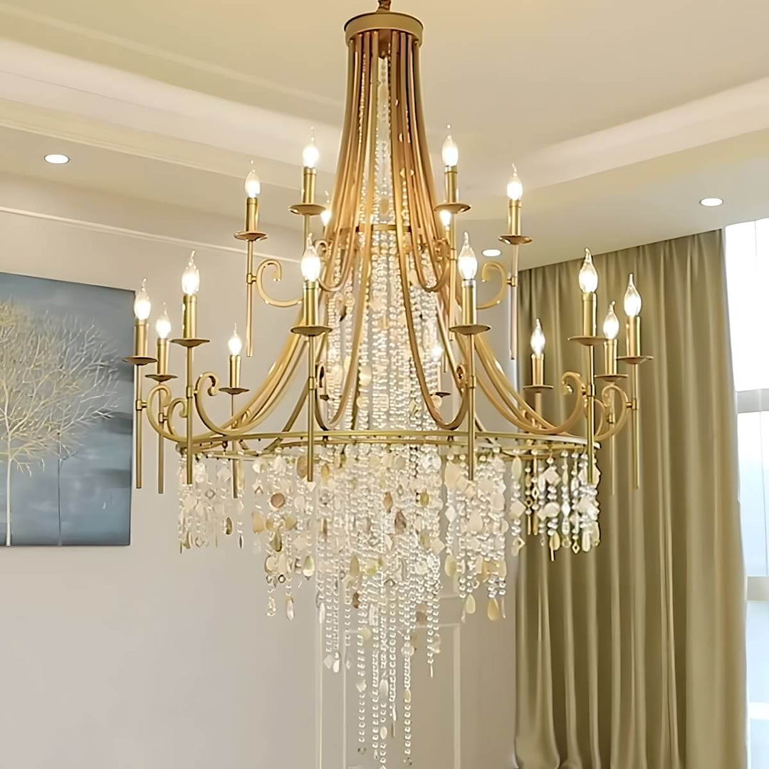 Mavul Chandelier - Elegant American Crystal Lighting