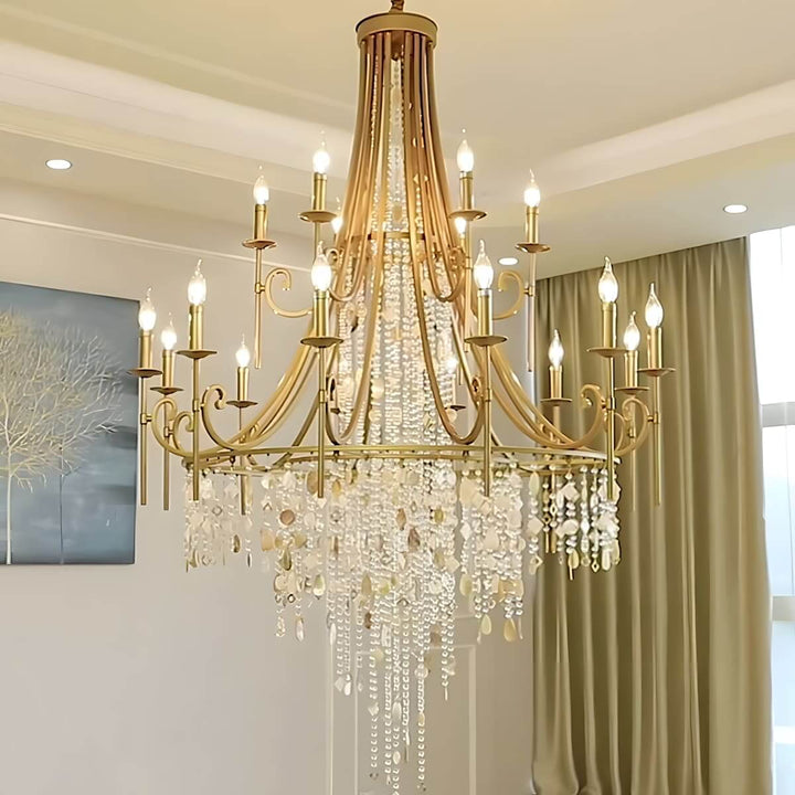 Mavul Chandelier - Elegant American Crystal Lighting