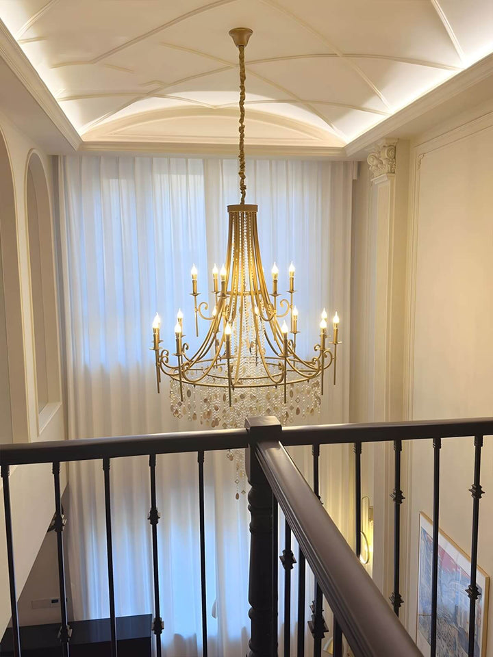 Mavul Chandelier - Elegant American Crystal Lighting