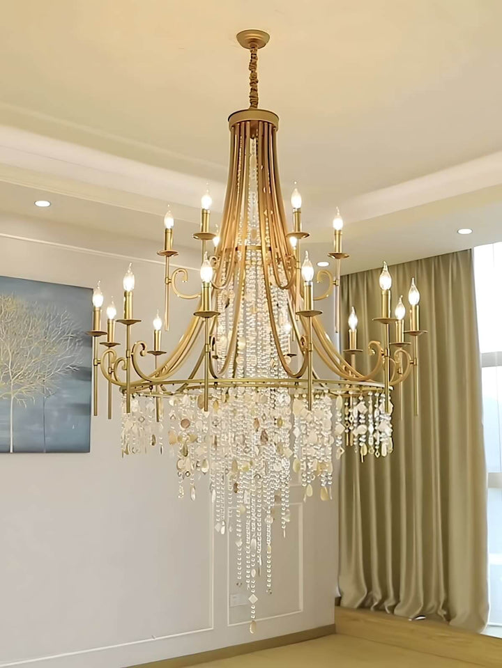 Mavul Chandelier - Elegant American Crystal Lighting