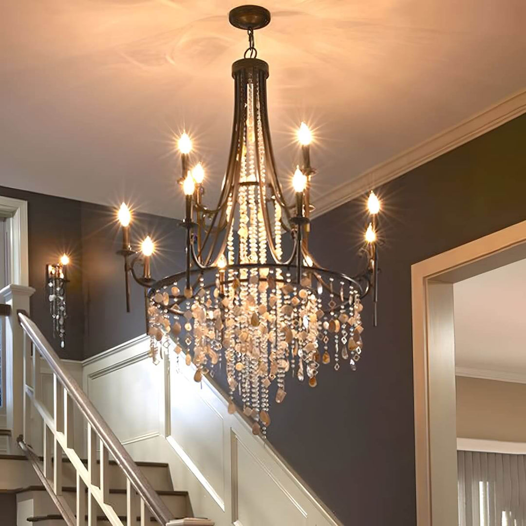 Mavul Chandelier - Elegant American Crystal Lighting