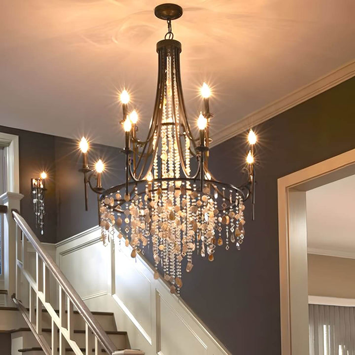 Mavul Chandelier - Elegant American Crystal Lighting