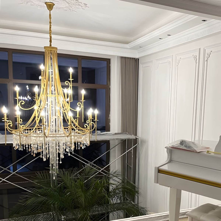 Mavul Chandelier - Elegant American Crystal Lighting