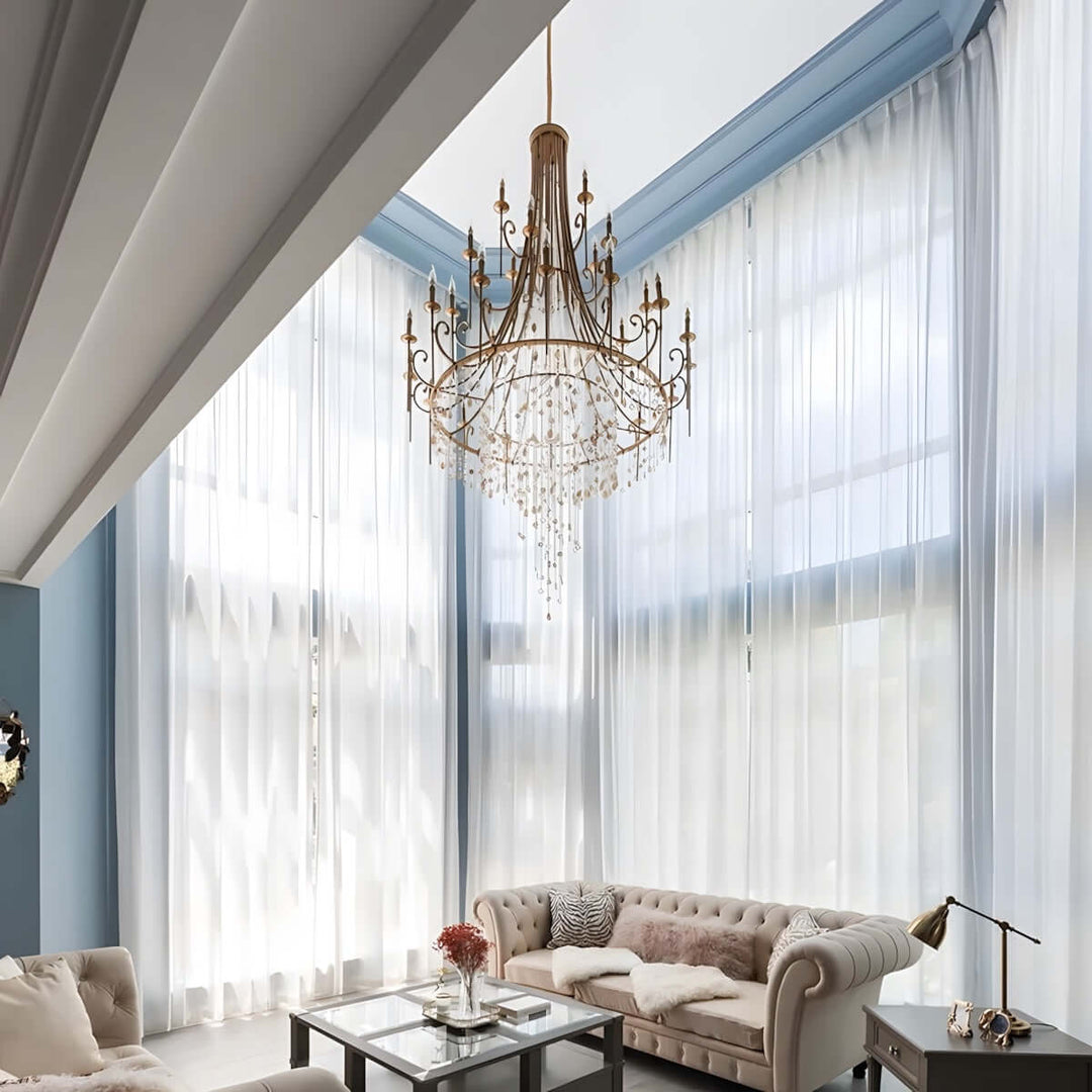 Mavul Chandelier - Elegant American Crystal Lighting