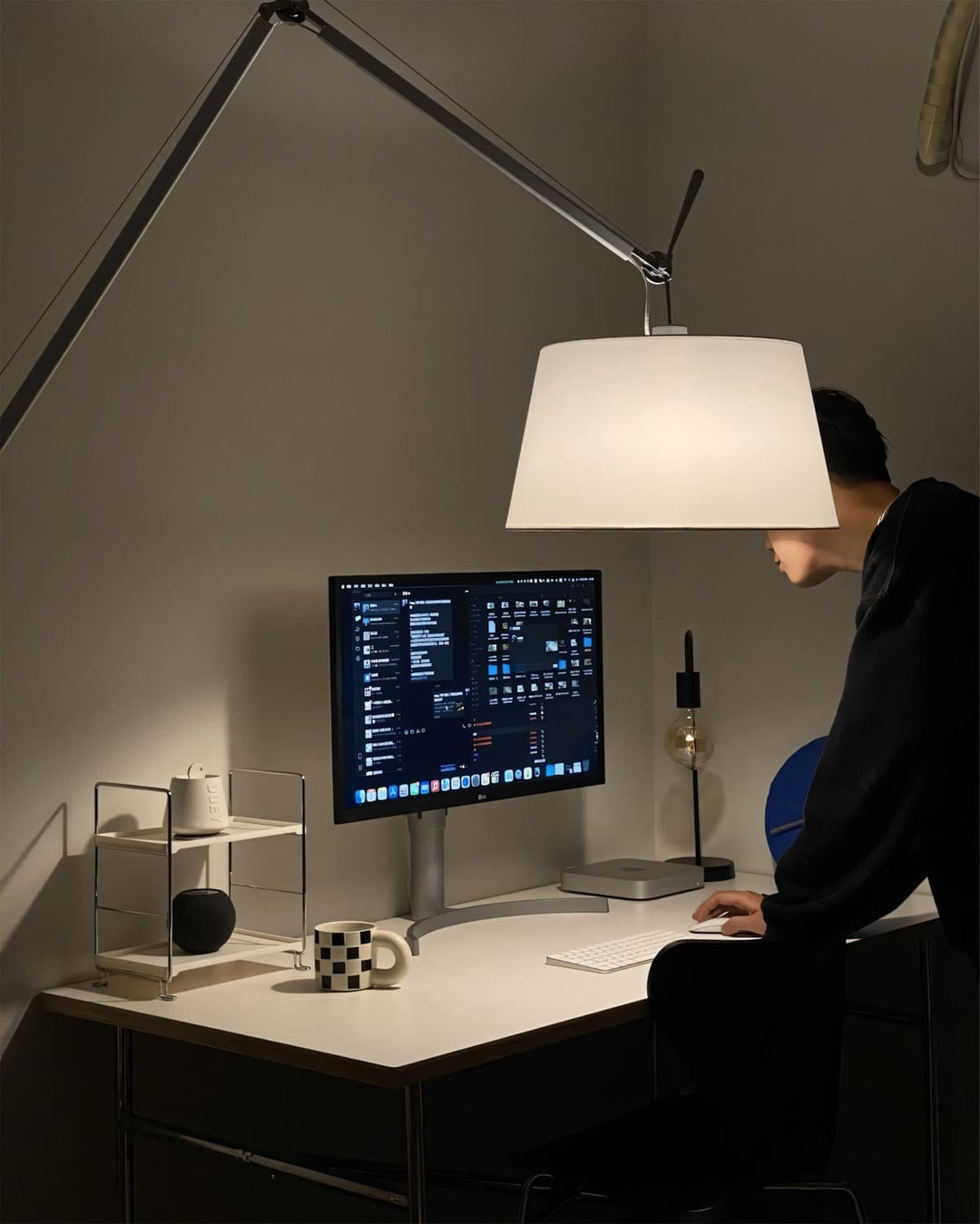 Mecker Floor Lamp – Modern Minimalist Country Style Rocker