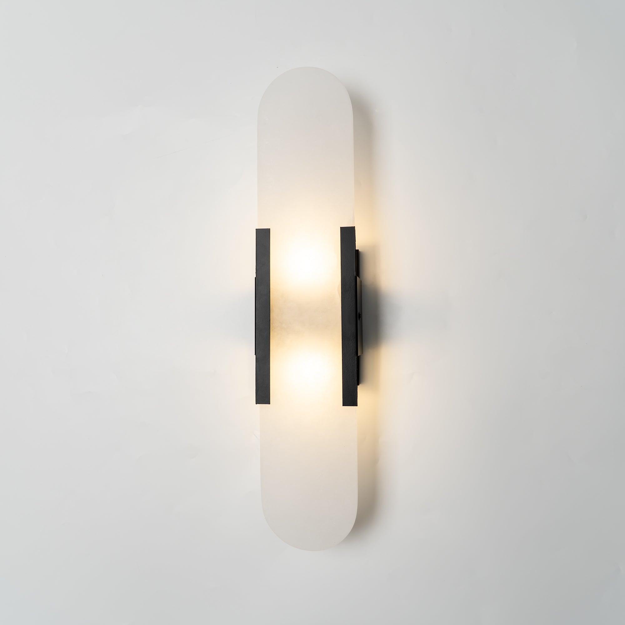 Melange Elongated Alabaster Wall Sconce - Vinlighting