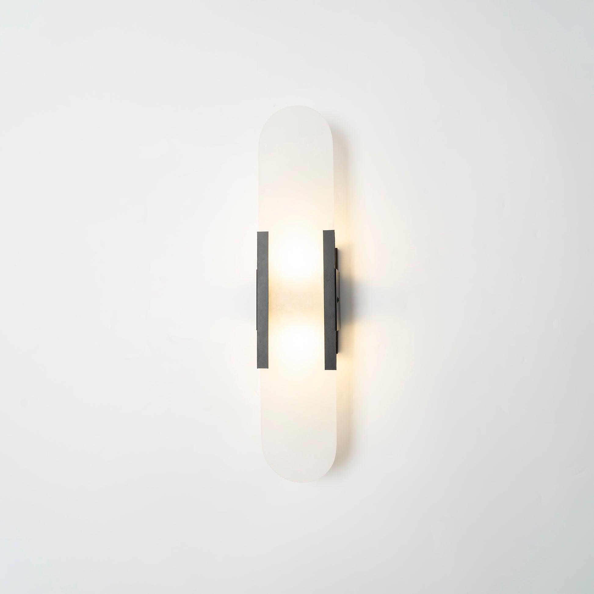 Melange Elongated Alabaster Wall Sconce - Vinlighting