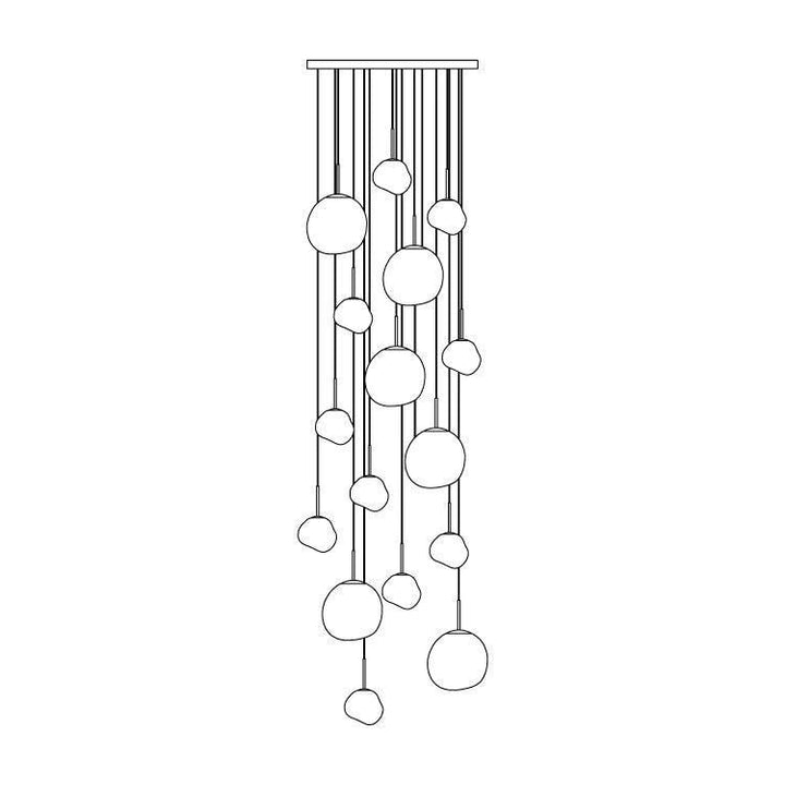 Melt Combination Pendant Light | Modern Hanging Lamp for Dining Room | Vinlighting | Vinlighting