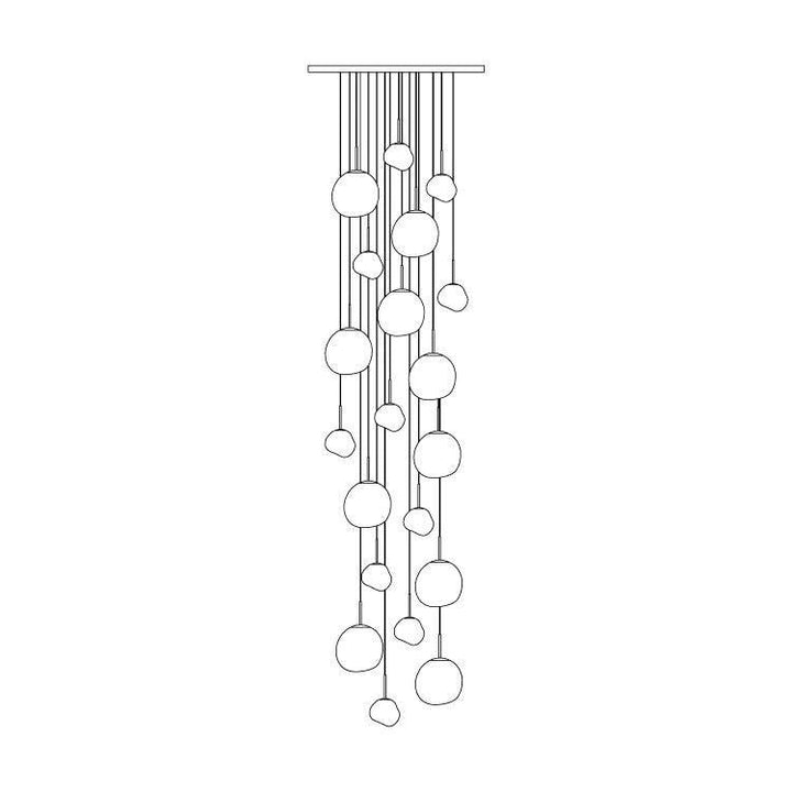 Melt Combination Pendant Light | Modern Hanging Lamp for Dining Room | Vinlighting | Vinlighting