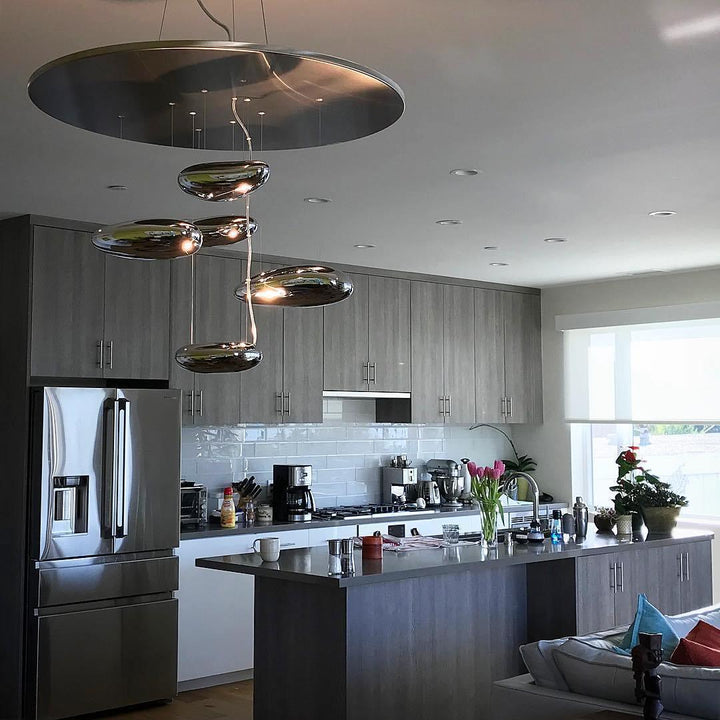 Mercury Chandelier | Modern Aluminum Pendant Light | Vinlighting | Vinlighting