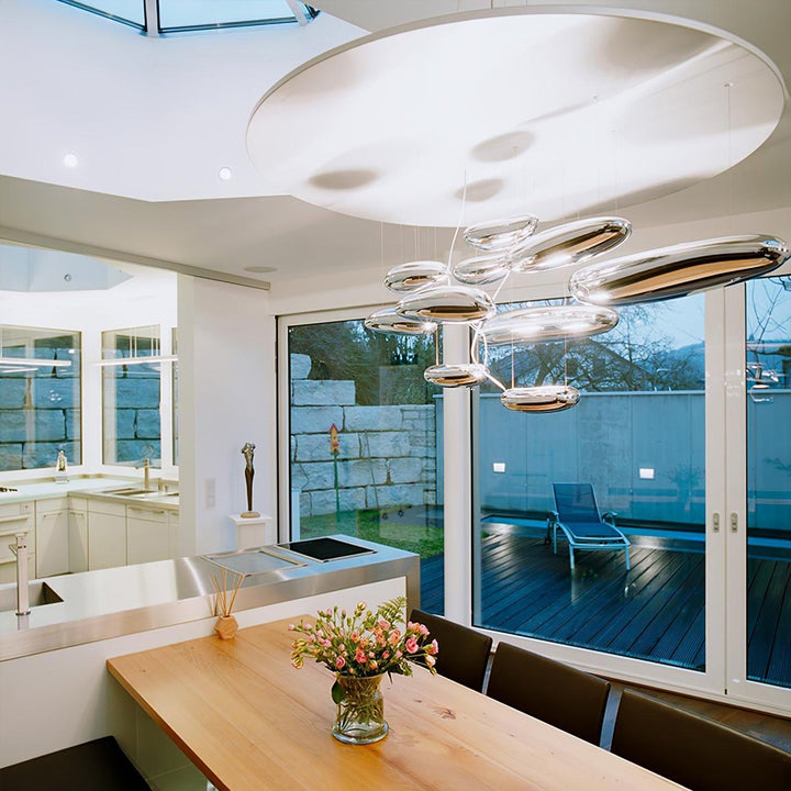 Mercury Chandelier | Modern Aluminum Pendant Light | Vinlighting | Vinlighting