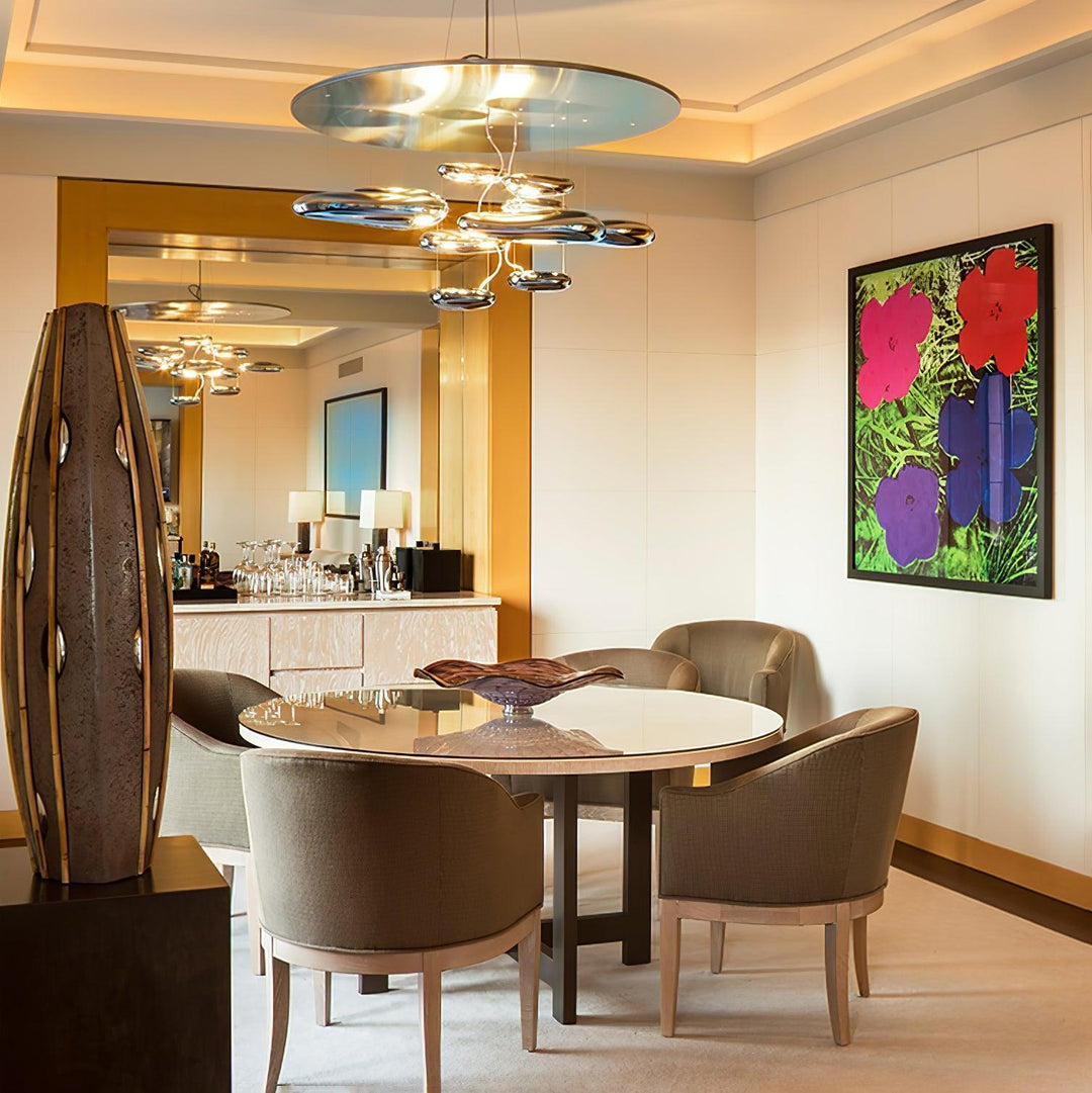 Mercury Chandelier | Modern Aluminum Pendant Light | Vinlighting | Vinlighting