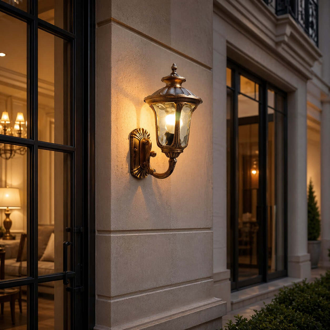 Merlune Wall Light - Mid-Century Vintage Outdoor Wall Light
