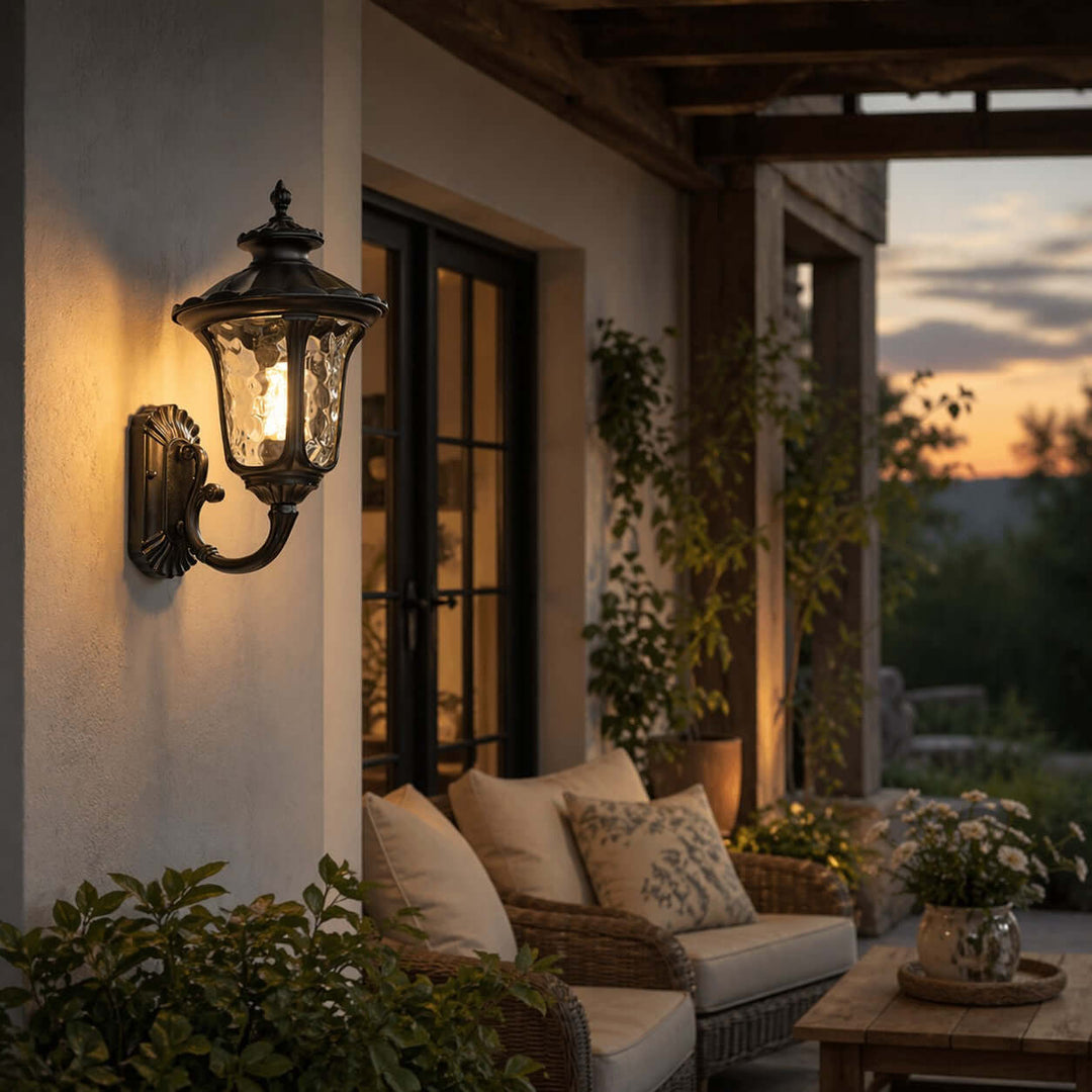 Merlune Wall Light - Mid-Century Vintage Outdoor Wall Light