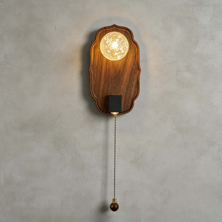 Merrin Wood Wall Sconce for Bedroom Reading and Hallway Walls