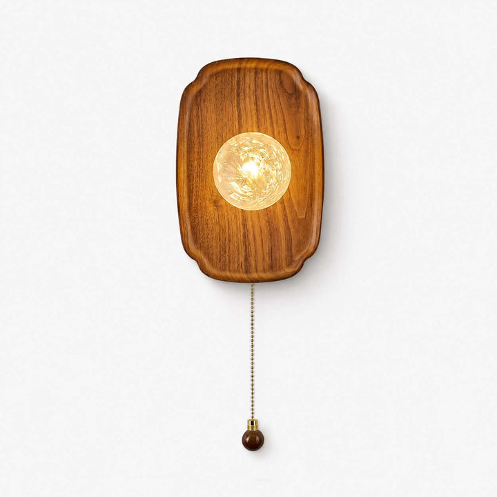 Merrin Modern Wood Wall Sconce for Bedroom and Hallway Decor