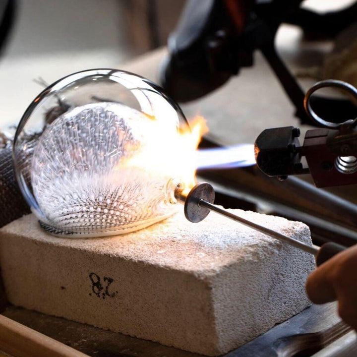 Mesh Glass Wall Sconce | Blown Clean Glass | Vinlighting | Vinlighting | Vinlighting