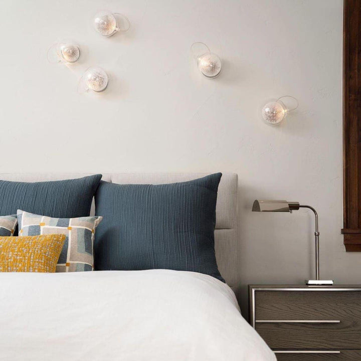 Mesh Glass Wall Sconce | Blown Clean Glass | Vinlighting | Vinlighting | Vinlighting
