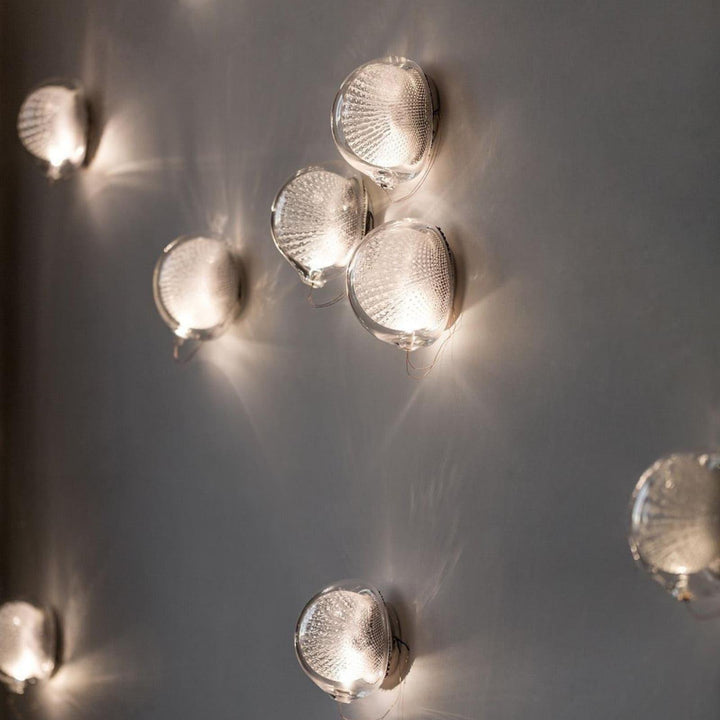 Mesh Glass Wall Sconce | Blown Clean Glass | Vinlighting | Vinlighting | Vinlighting