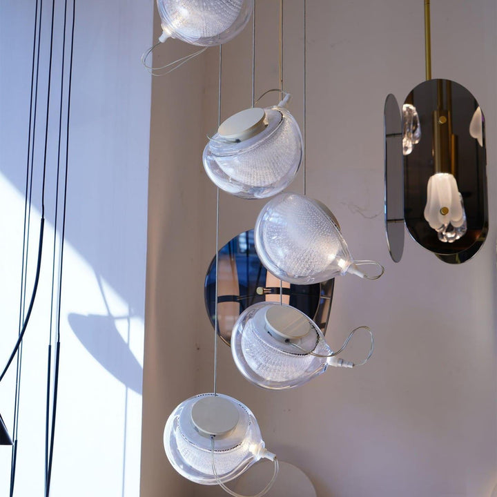Mesh Glass Wall Sconce | Blown Clean Glass | Vinlighting | Vinlighting | Vinlighting