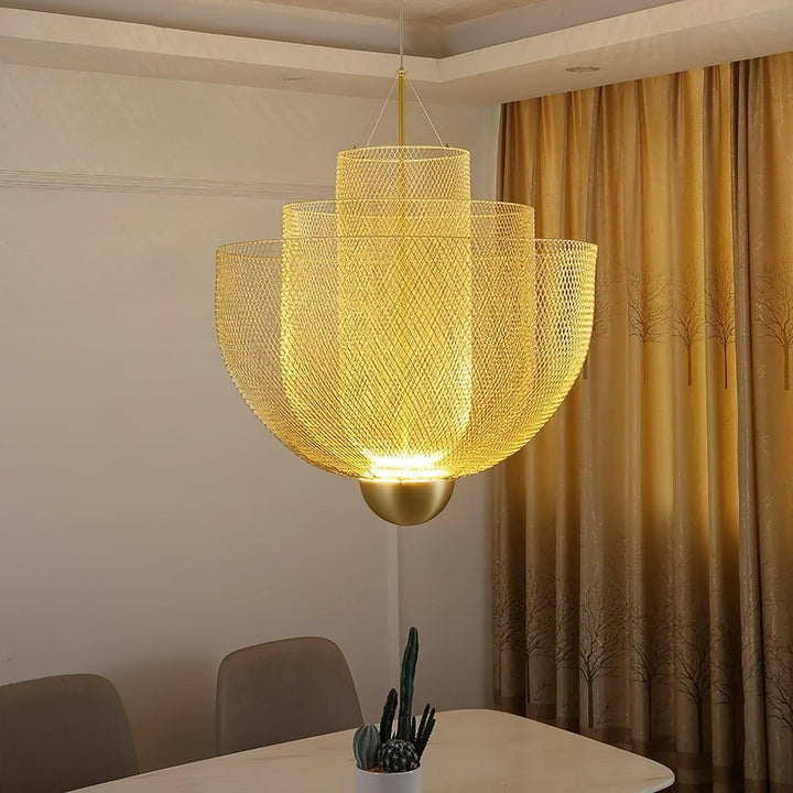 Meshmatics Chandelier – Elegant Wire Netting Design for Modern Spaces | Vinlighting | Vinlighting