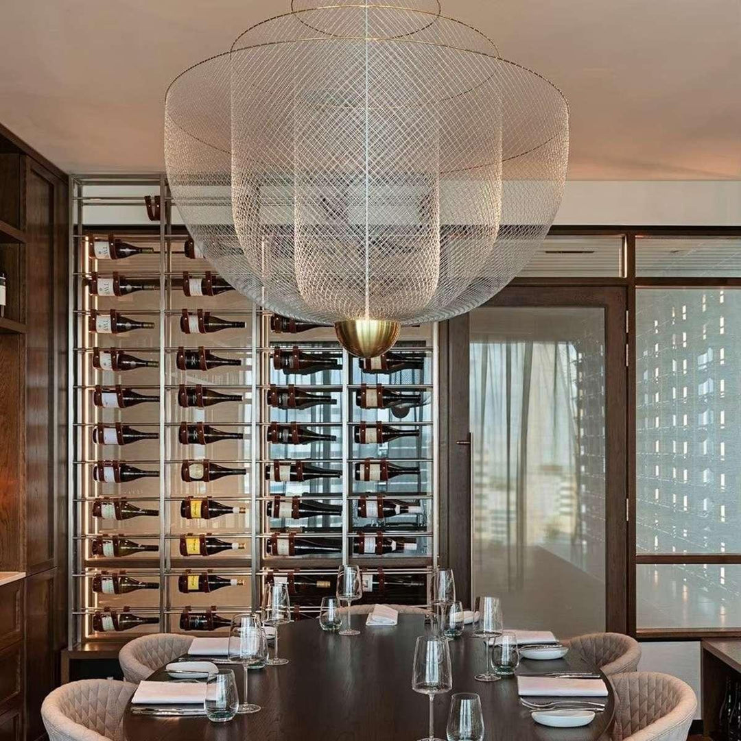 Meshmatics Chandelier – Elegant Wire Netting Design for Modern Spaces | Vinlighting | Vinlighting