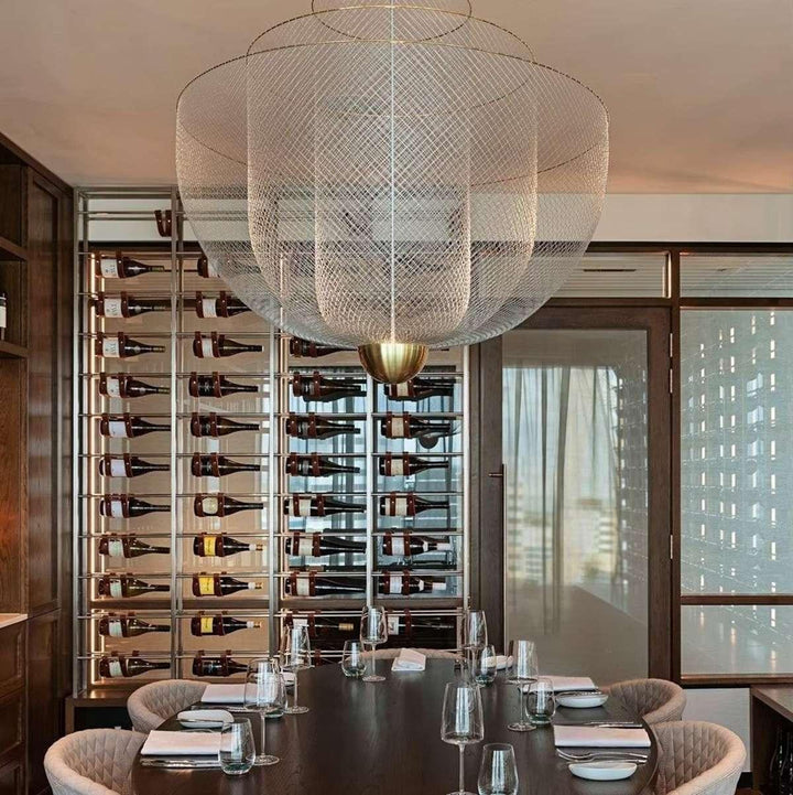 Meshmatics Chandelier – Elegant Wire Netting Design for Modern Spaces | Vinlighting | Vinlighting