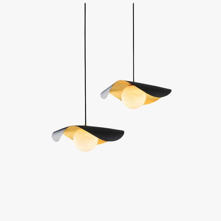 Mid Century Alabaster Pendant Light - Marble Hanging for Dining Room | Vinlighting | Vinlighting