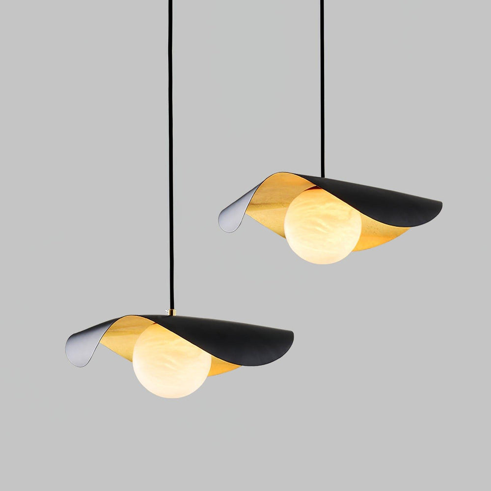 Mid Century Alabaster Pendant Light - Marble Hanging for Dining Room | Vinlighting | Vinlighting