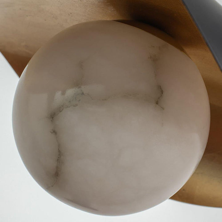 Mid Century Alabaster Pendant Light - Marble Hanging for Dining Room | Vinlighting | Vinlighting