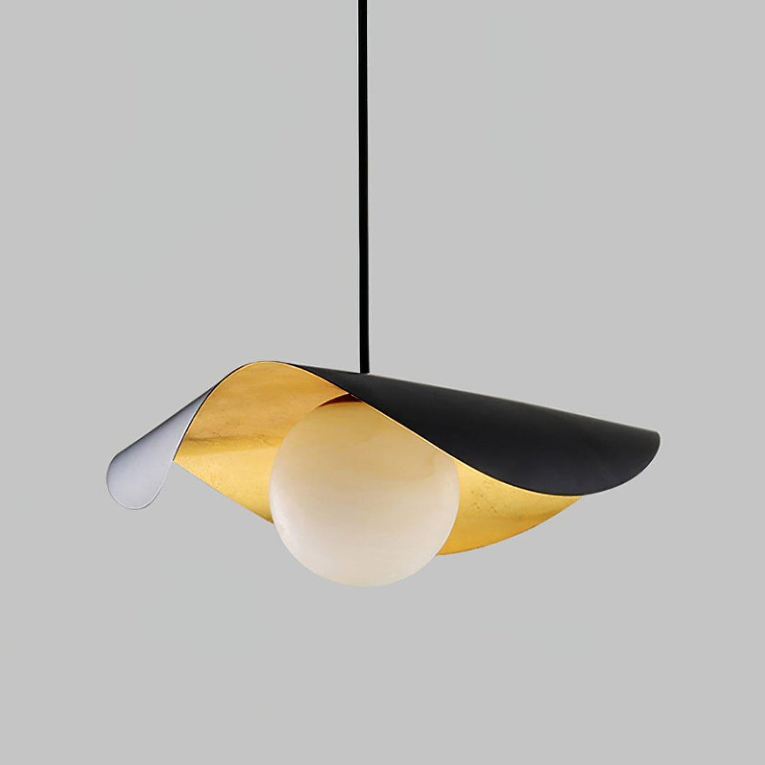 Mid Century Alabaster Pendant Light - Marble Hanging for Dining Room | Vinlighting | Vinlighting