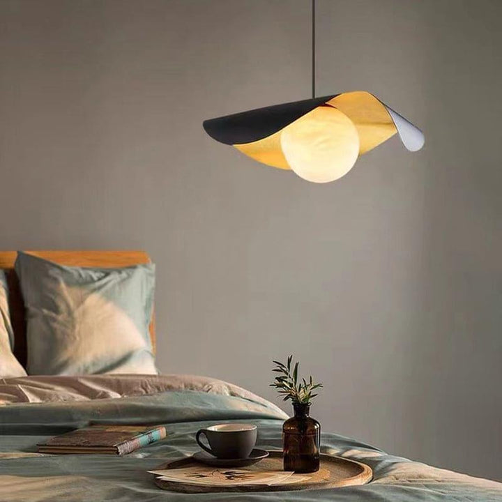 Mid Century Alabaster Pendant Light - Marble Hanging for Dining Room | Vinlighting | Vinlighting