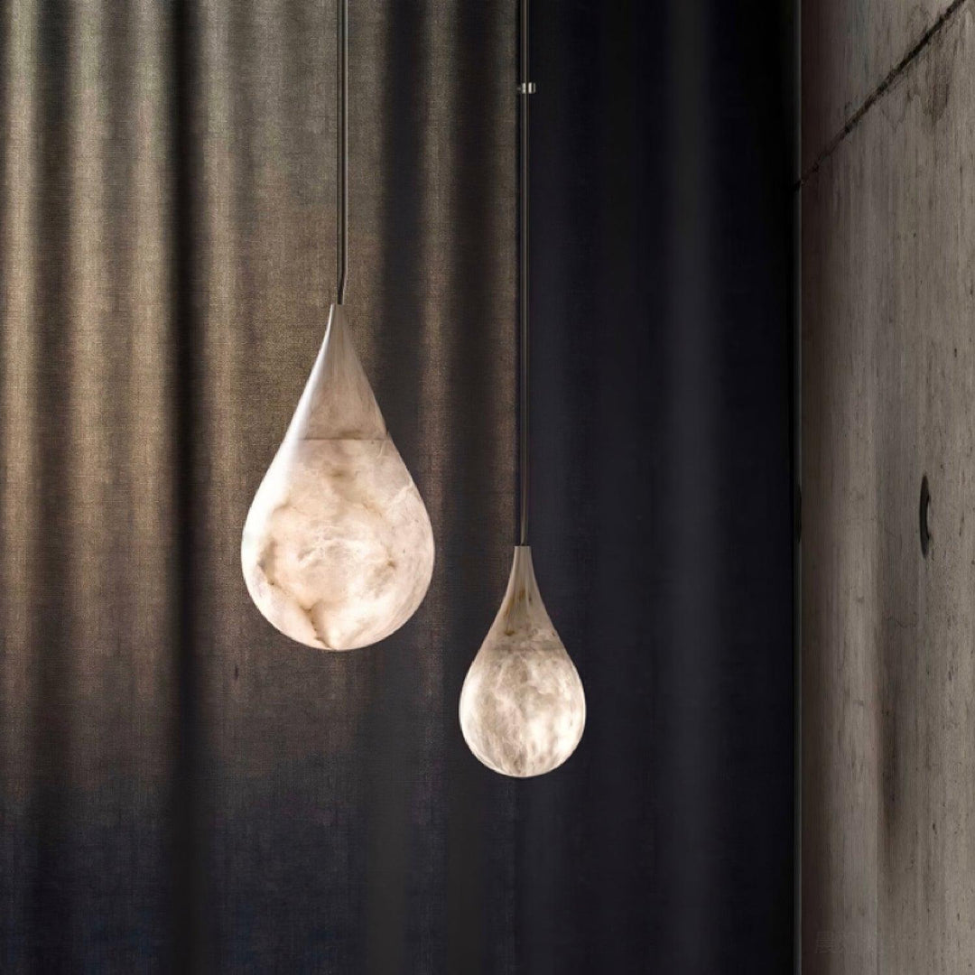 Mid Century Alabaster Prague Pendant Light | Kitchen Island Hanging | Vinlighting | Vinlighting