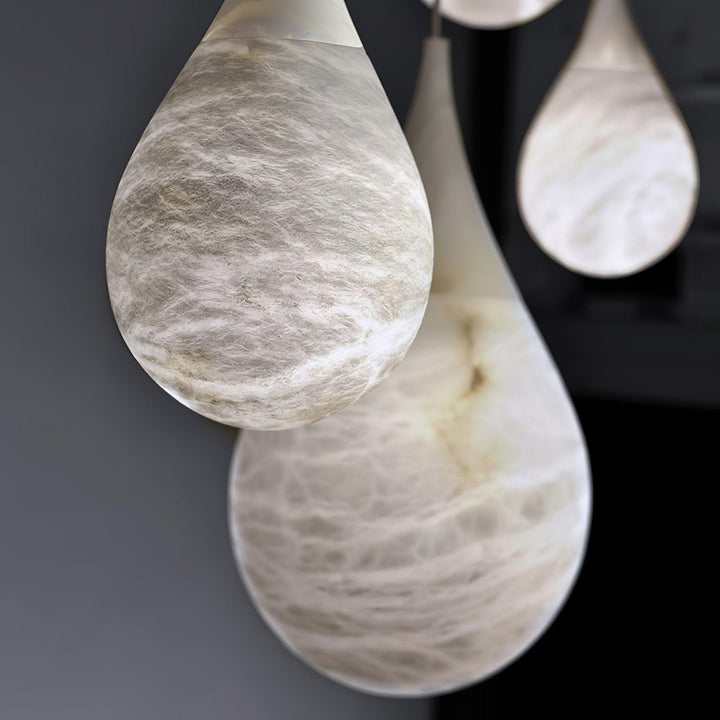Mid Century Alabaster Prague Pendant Light | Kitchen Island Hanging | Vinlighting | Vinlighting