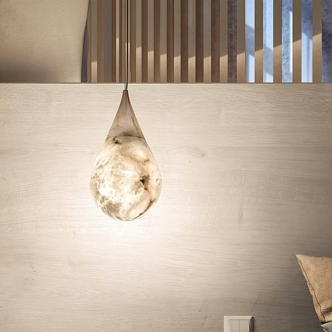 Mid Century Alabaster Prague Pendant Light | Kitchen Island Hanging | Vinlighting | Vinlighting
