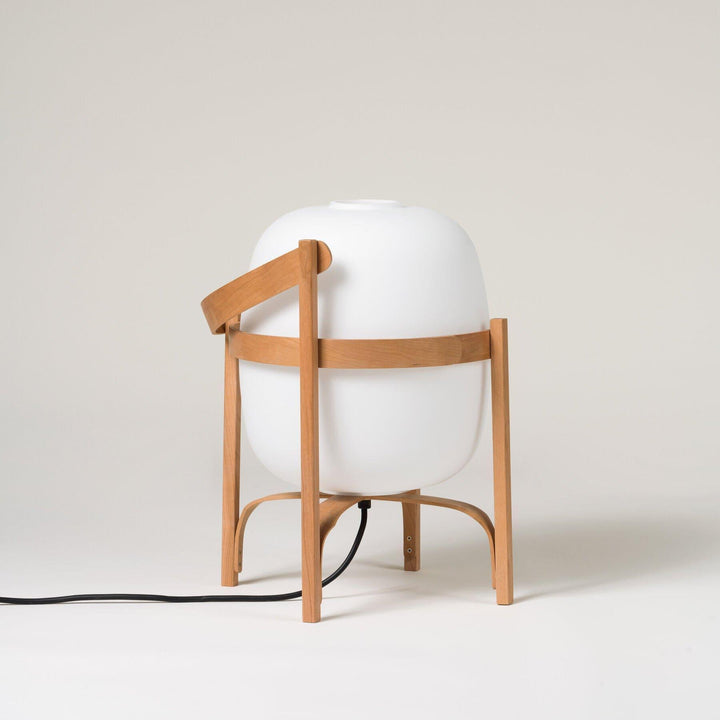 Mid Century Modern Portable Lantern Glass Table Lamp | Vinlighting | Vinlighting