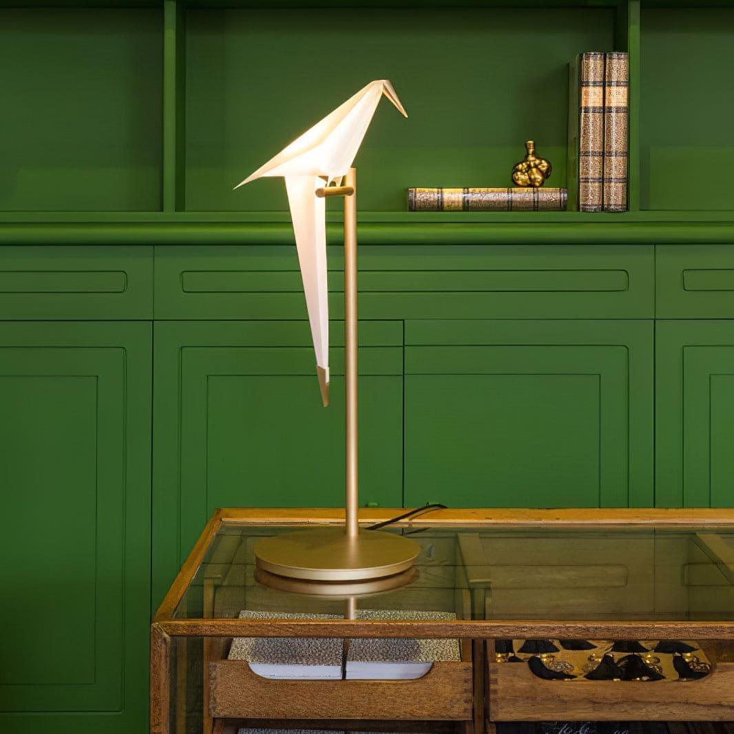 Mid Century Modern Table Lamps - White Paper Crane | Vinlighting | Vinlighting | Vinlighting