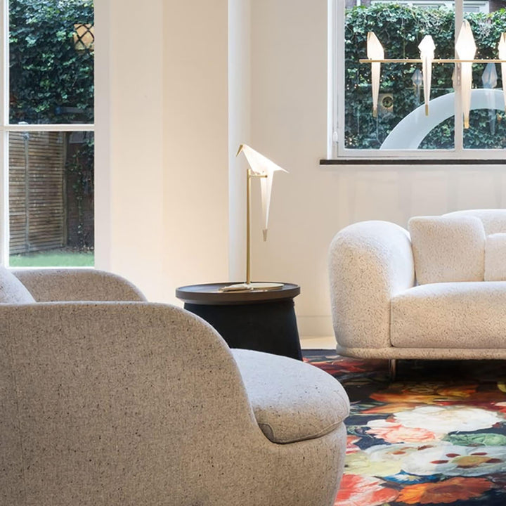 Mid Century Modern Table Lamps - White Paper Crane | Vinlighting | Vinlighting | Vinlighting