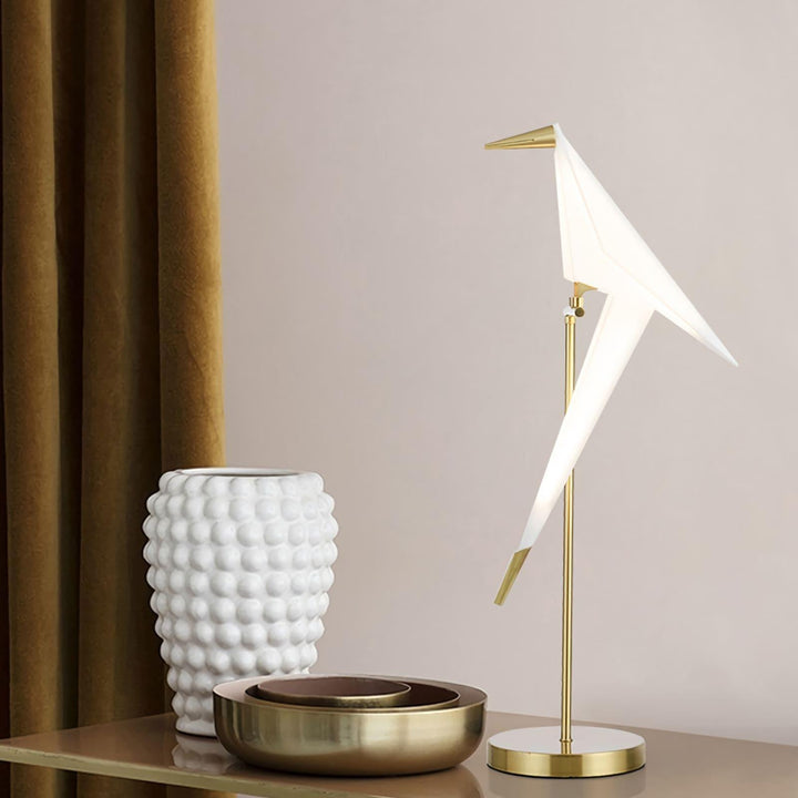 Mid Century Modern Table Lamps - White Paper Crane | Vinlighting | Vinlighting | Vinlighting