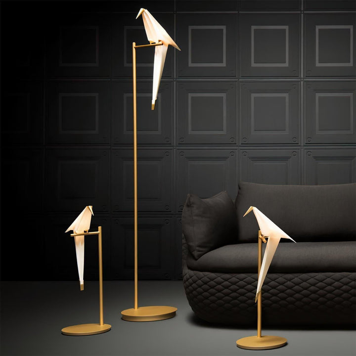 Mid Century Modern Table Lamps - White Paper Crane | Vinlighting | Vinlighting | Vinlighting
