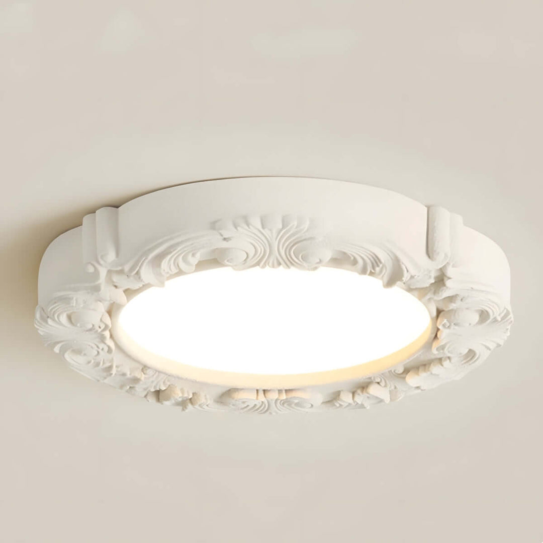 Milorra Ceiling Light – French Luxury Resin Bedroom Lamp
