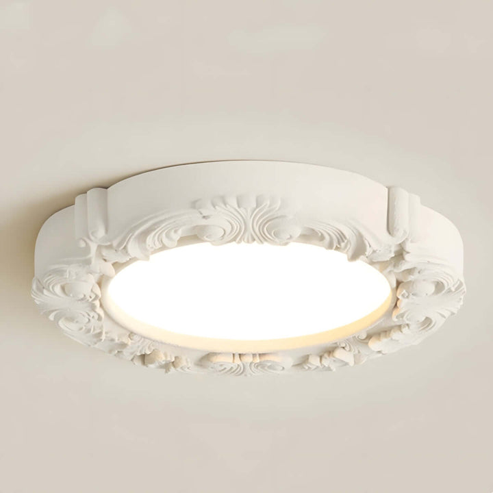 Milorra Ceiling Light – French Luxury Resin Bedroom Lamp